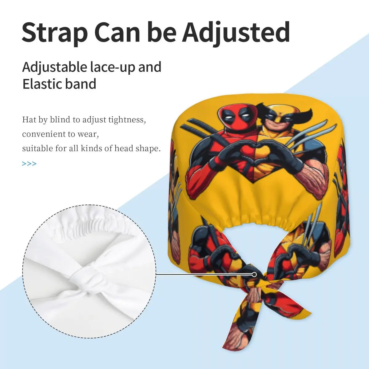 Bandana Deadpool - Motif Masques Rouge