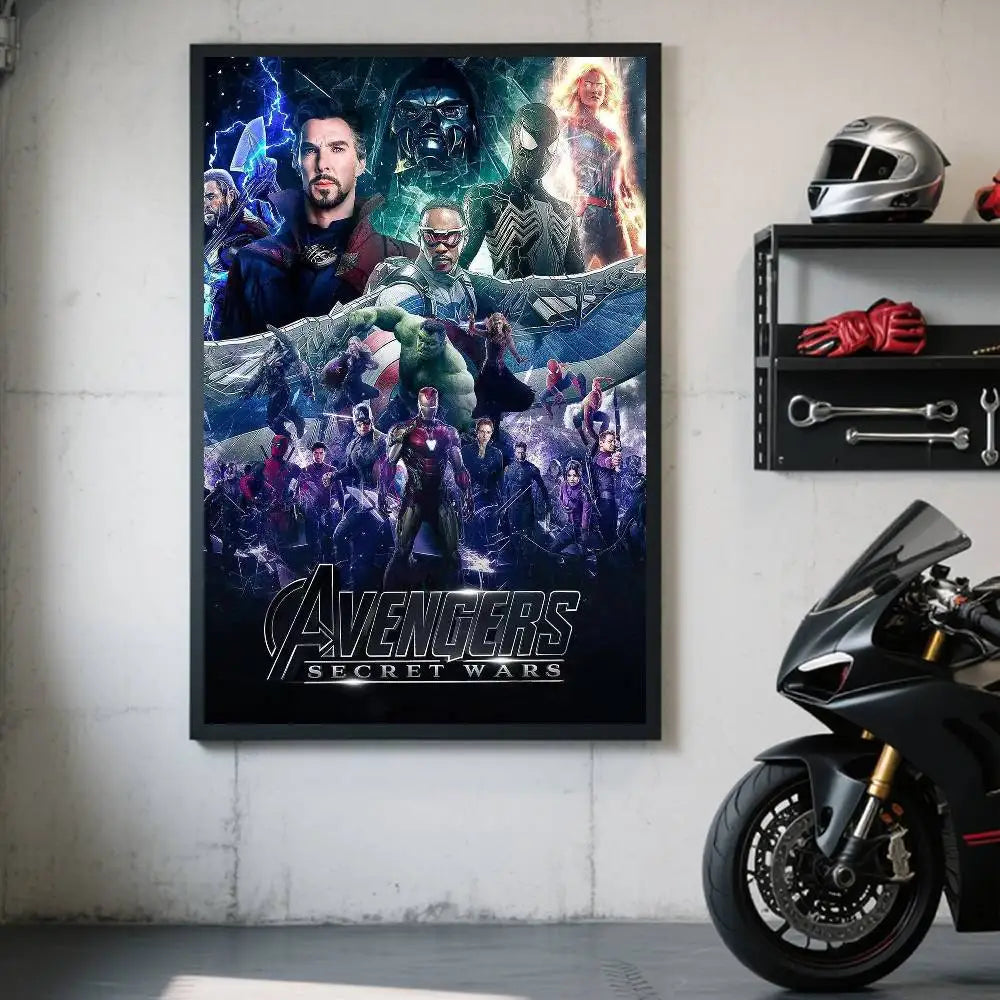 Affiche Avengers Doomsday - Design Portraits Loki Captain Marvel