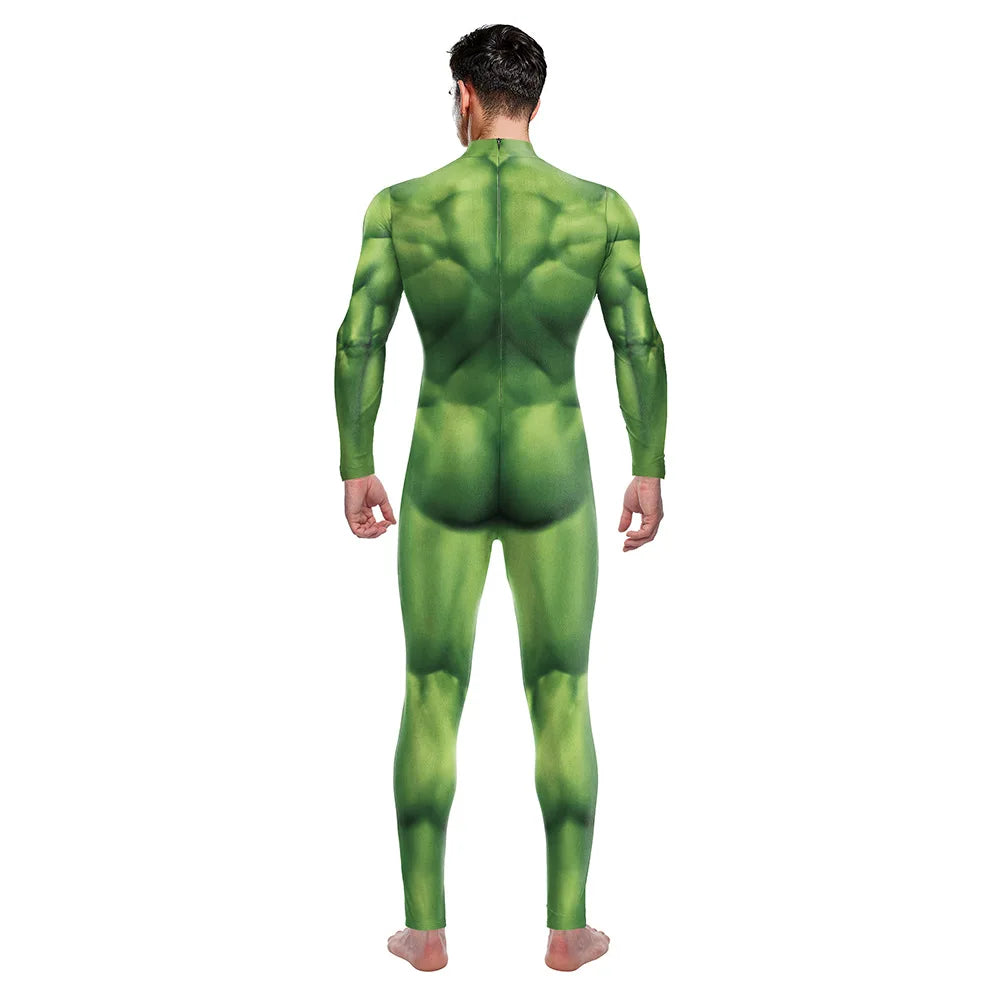Déguisement Hulk - Combinaison Musclée Verte Intégrale