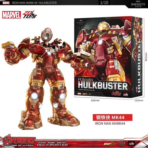 Figurine ZD Toys Iron Man MK44 Hulkbuster - LED 36cm