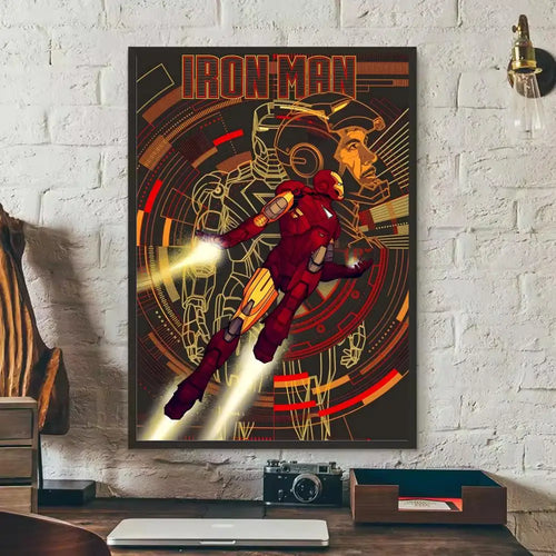 Sticker Iron Man - Pose Héroïque