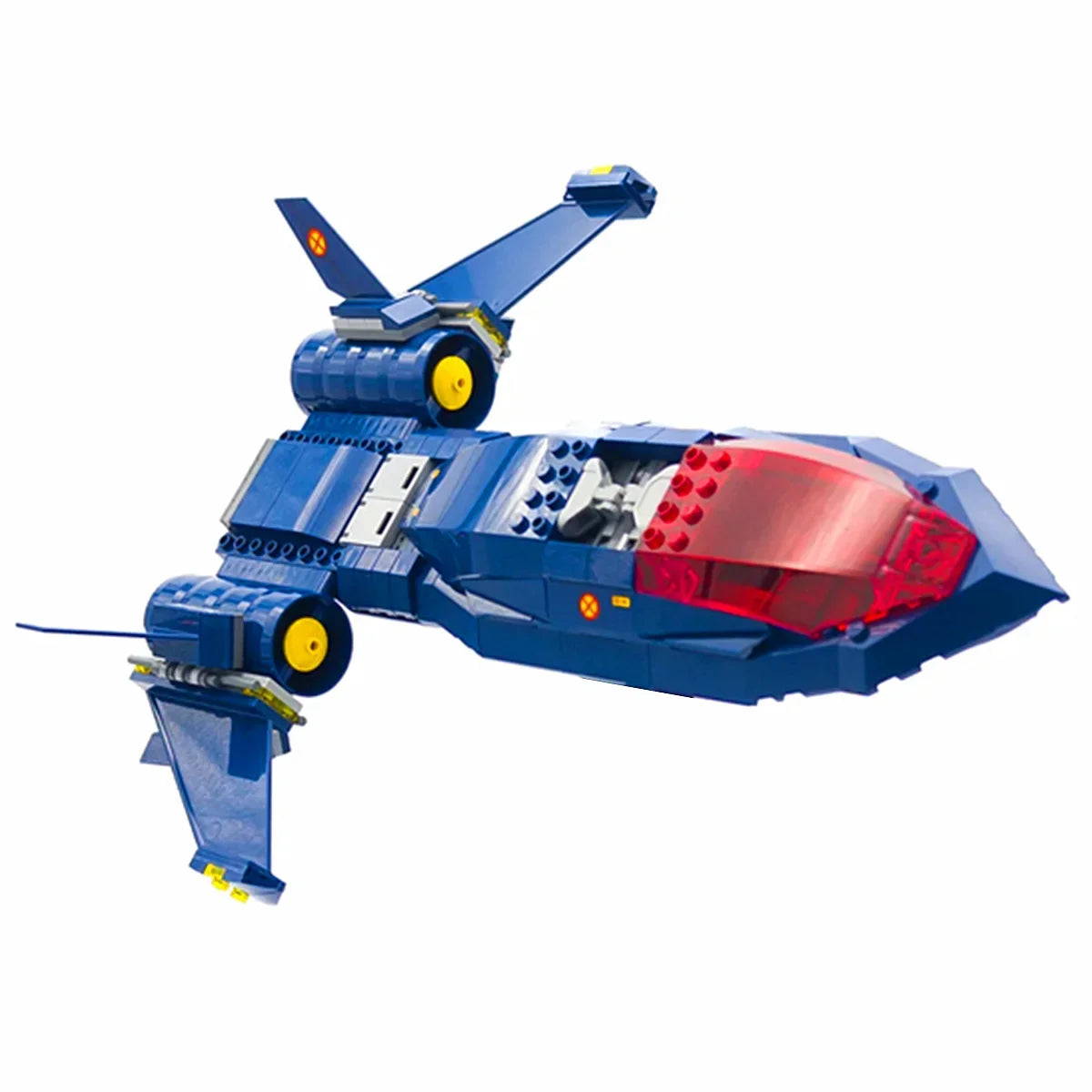 Jouet Blocs de Construction Avion X-Jet Blackbird - Modele Avengers X-Men