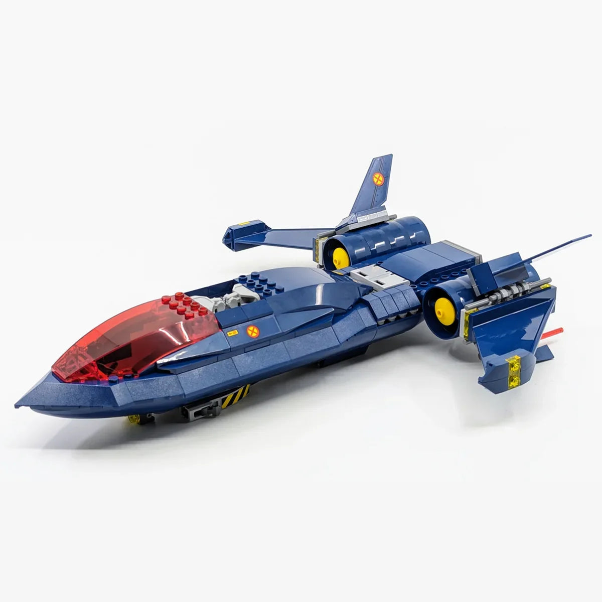 Jouet Blocs de Construction Avion X-Jet Blackbird - Modele Avengers X-Men