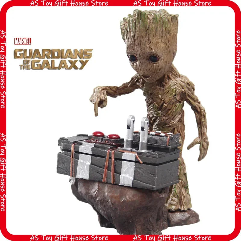 Statue Hot Toys Baby Groot - Bouton Detonateur PVC