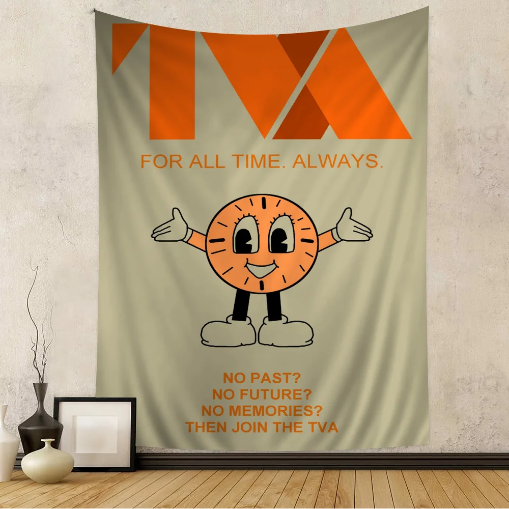 Tapisserie Loki - Mascotte TVA Miss Minutes
