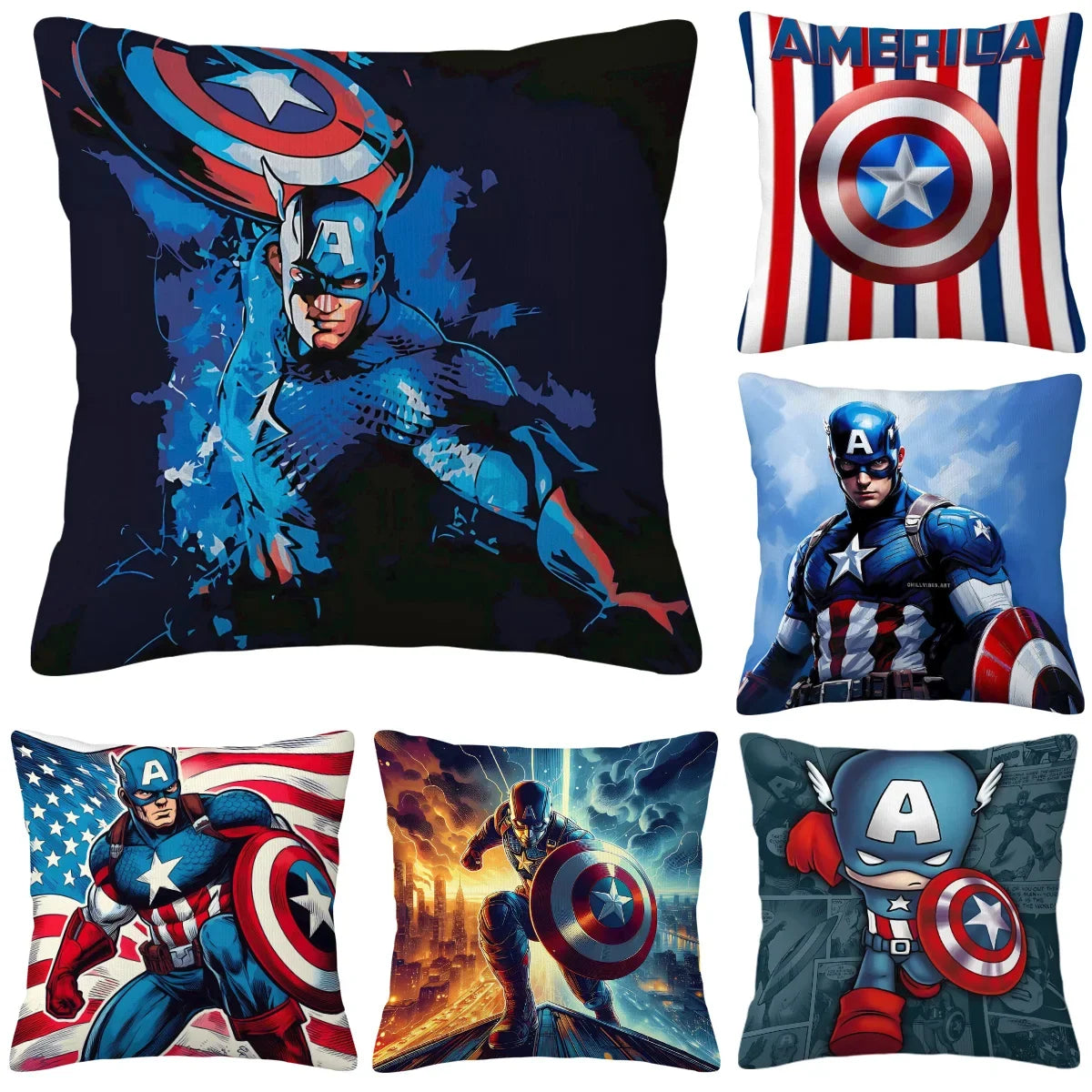 Housse de Coussin Captain America - Citation I Can Do This All Day