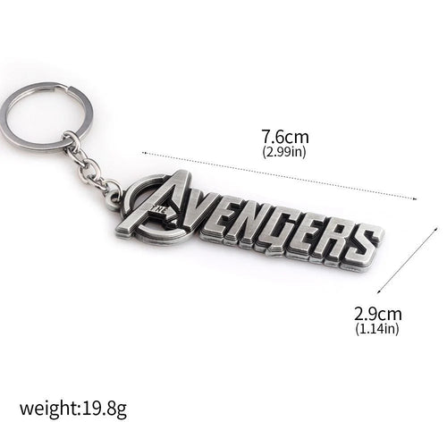 Porte-clés Avengers - Texte Métal