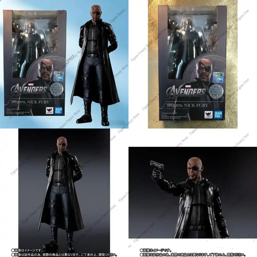 Figurine S.H.Figuarts Nick Fury - Bandai Manteau Long Directeur SHIELD