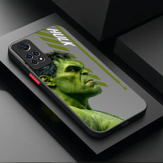 Coque Xiaomi Avengers Hulk - Profil Texte Gris