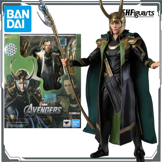 Figurine S.H.Figuarts Loki - Sceptre Casque Cornes