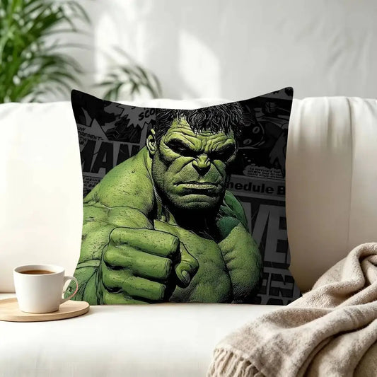Housse de Coussin Hulk - Poing Tendu Comic