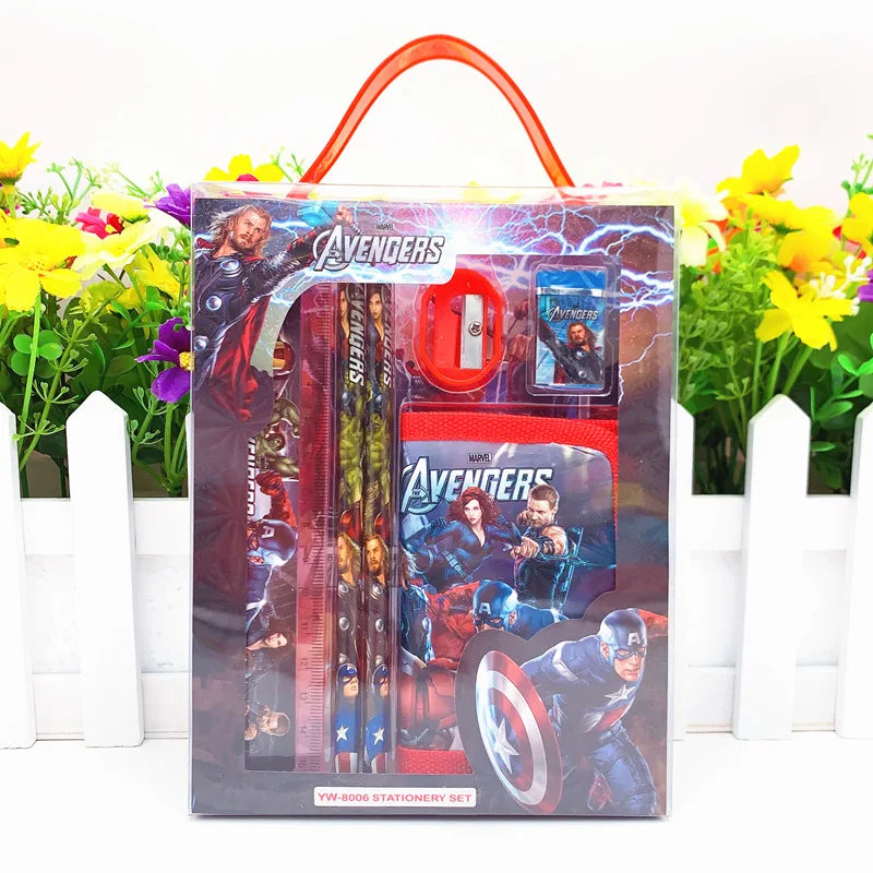Kit Scolaire Avengers - Gomme Taille-crayon Carnet