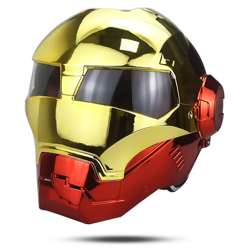 Casque Iron Man Avengers - Cosplay Jaune Rouge