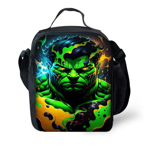 Sac Repas Hulk - Effet Peinture Liquide Cosmique