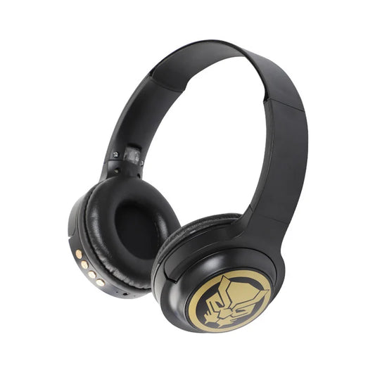 Casque Bluetooth Avengers Black Panther - Noir Doré