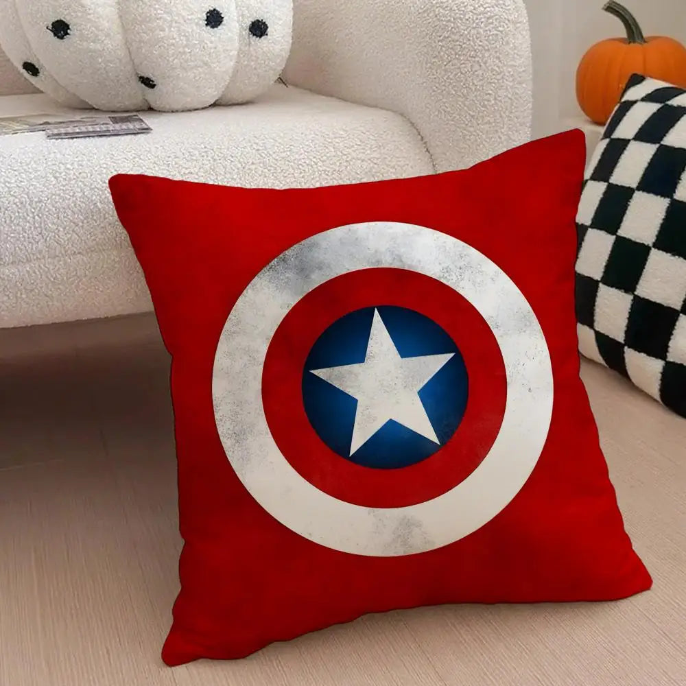 Housse de Coussin Captain America - Action Héroïque