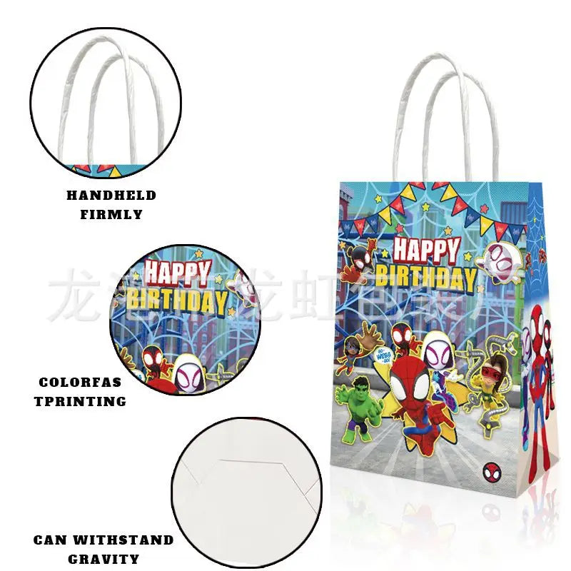 Sac Cadeau Kraft Spider-Man Team - Anniversaire