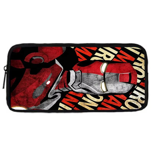 Trousse Avengers Iron Man - Visage Pop Art Rouge Gris