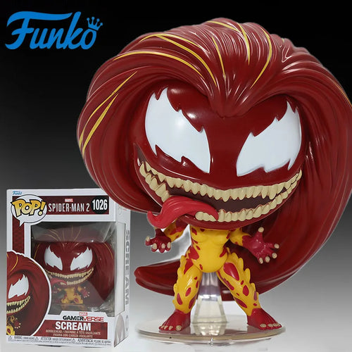 Figurine Funko Pop Marvel Scream - Symbiote Rouge Jaune #1026