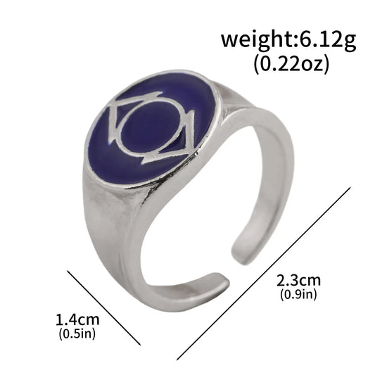 Bague Avengers - Symbole Flèche Bleue