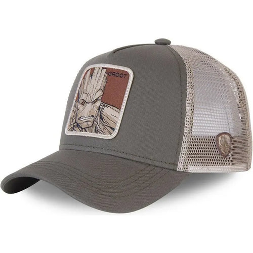 Casquette Groot - Grise et Beige