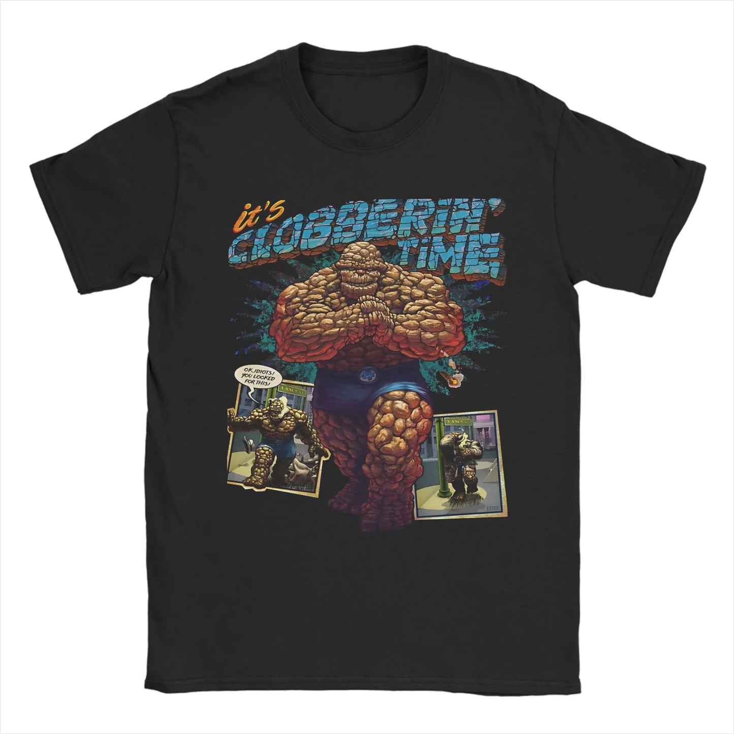 T-Shirt The Fantastic 4 First Steps - Poster Rétro Bleu Unisexe
