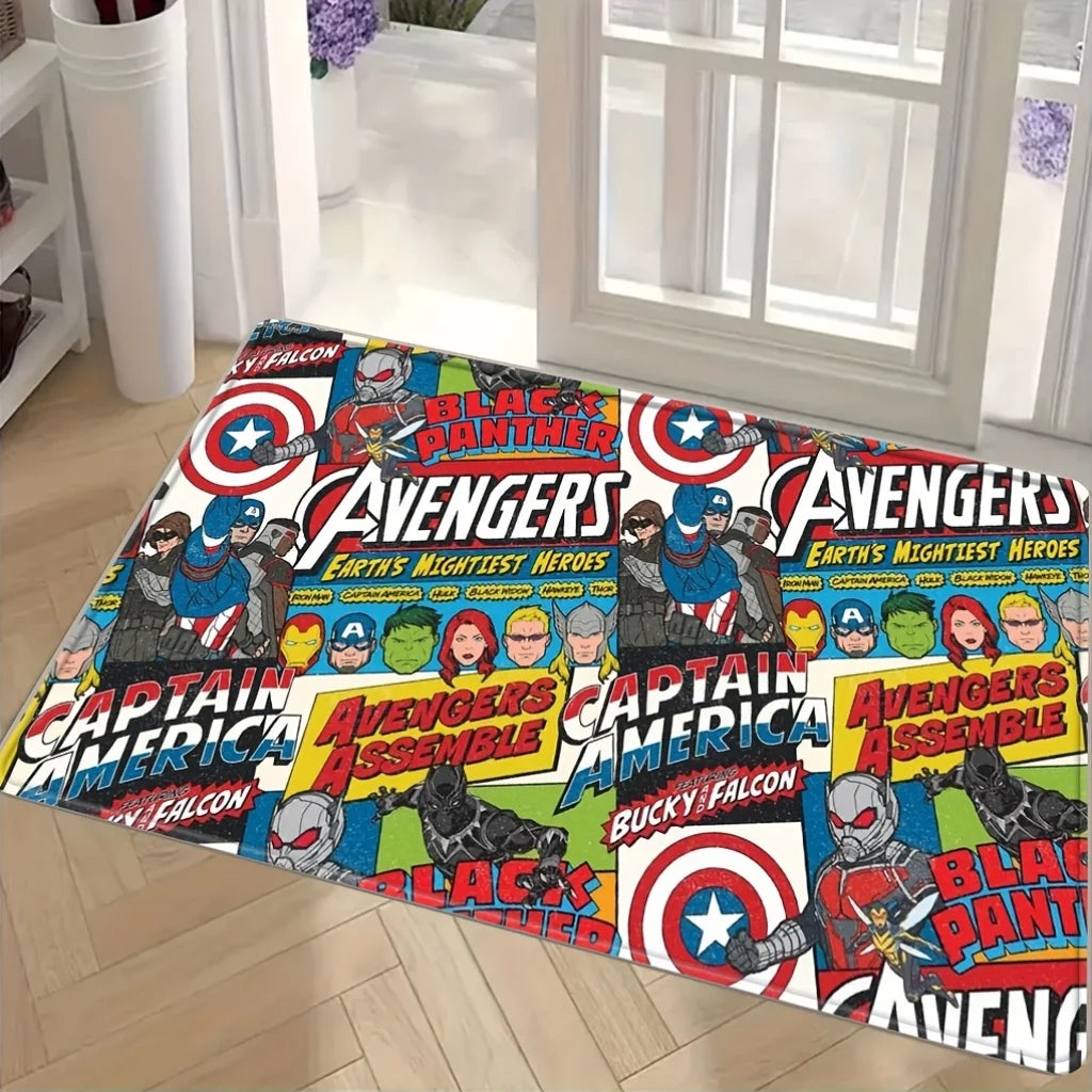 Tapis Avengers Hulk - Explosion Enflammée Fumée