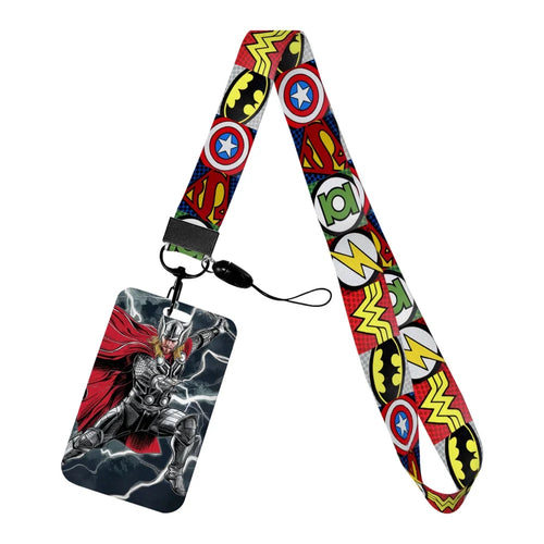 Porte-Badge Thor - Éclairs Marteau