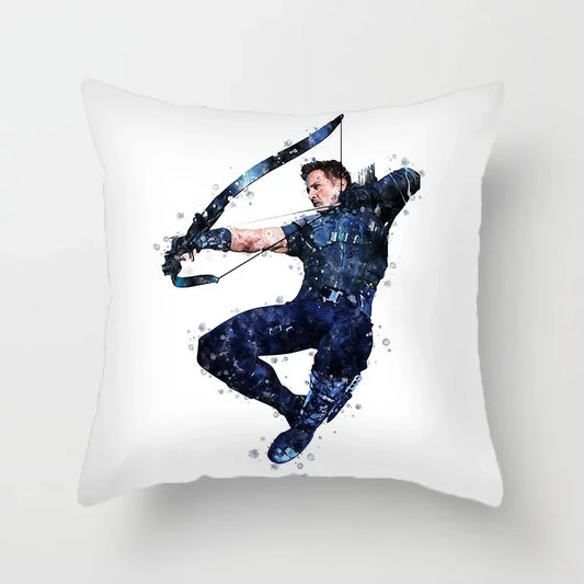 Housse de Coussin Hawkeye - Aquarelle Tir à l'Arc