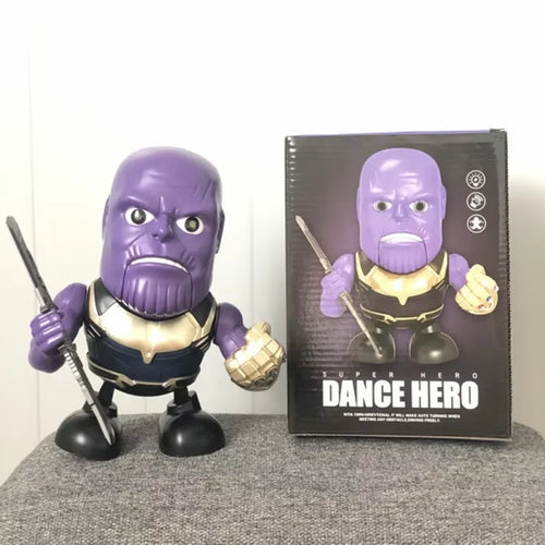 Robot Dansant LED Avengers Thanos - Gantelet Doré Épée