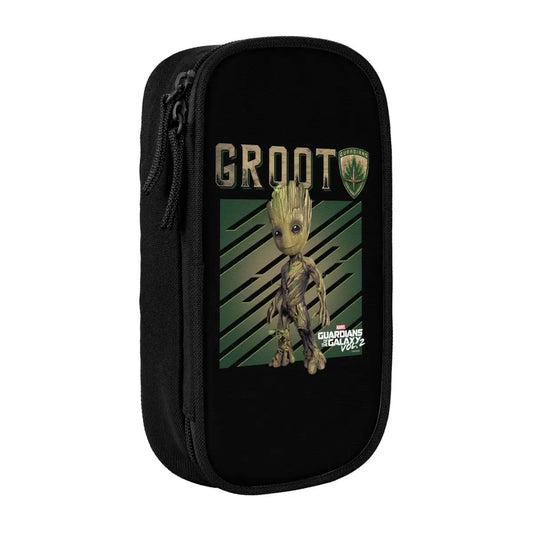 Trousse Avengers Baby Groot - Texte Métallique Fond Vert Vol.2