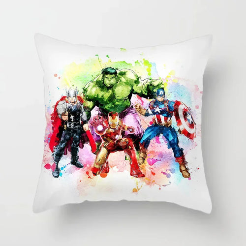 Housse de Coussin Avengers Groupe - Comic Coloré