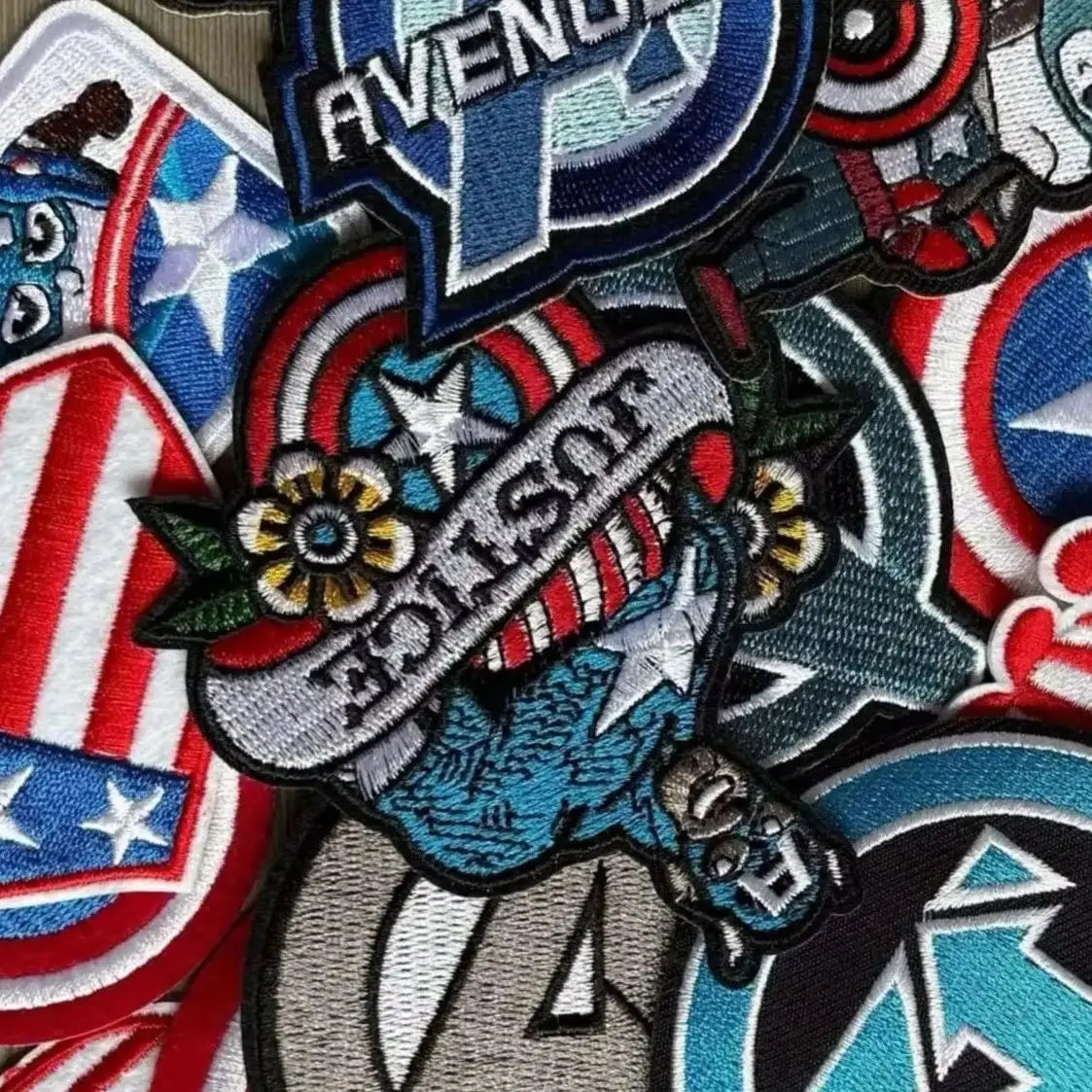 Patch Avengers Captain America - Bouclier Rond