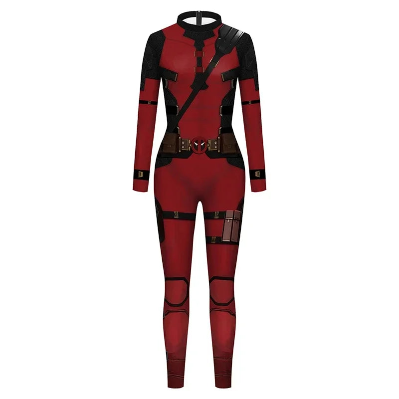 Déguisement Deadpool - Combinaison Rouge et Noire