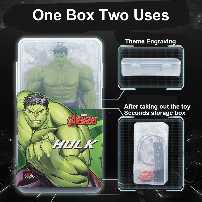 Coffret Avengers - Collection Multi-Personnages Iron Man Thor Hulk Spider-Man 18cm