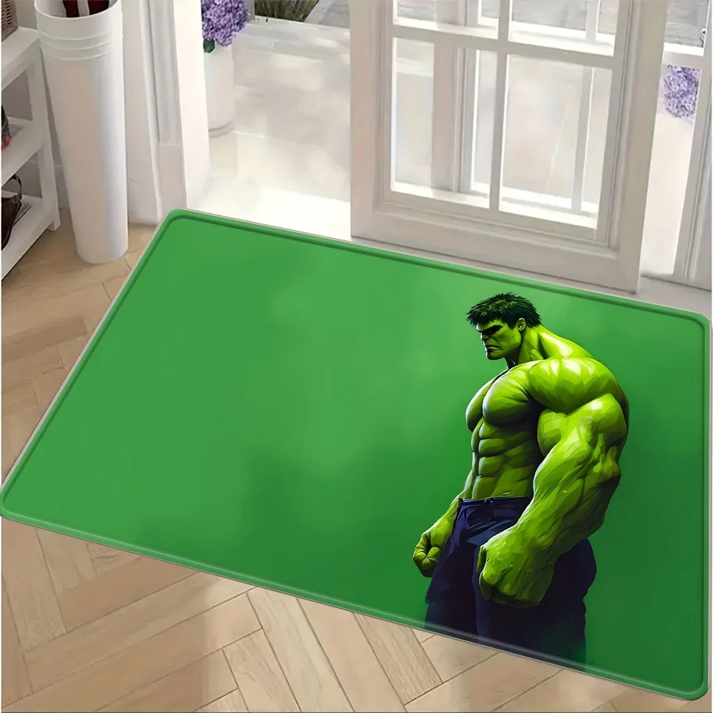 Tapis Avengers Iron Man - Armure Sombre Argentée