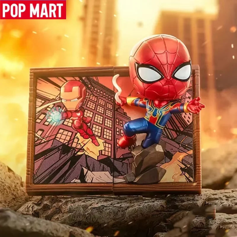Blind Box POP MART Marvel Cadre Photo - Série 10 Figurine Mystère