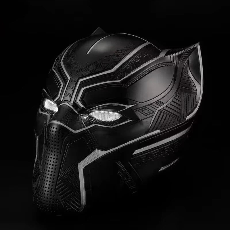 Casque Cosplay Black Panther - Échelle 1:1 Porté Haute Détail