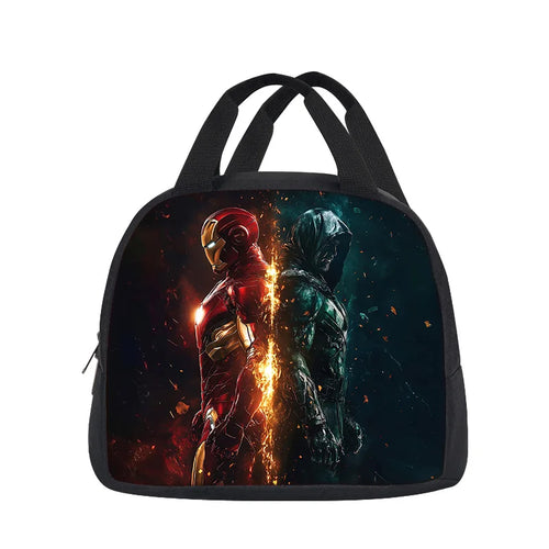 Sac Repas Cabas Avengers Iron Man - Face à Face Silhouette Sombre