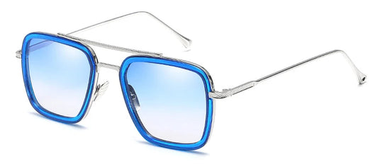 Lunettes Avengers Iron Man - Style Edith Monture Bleue
