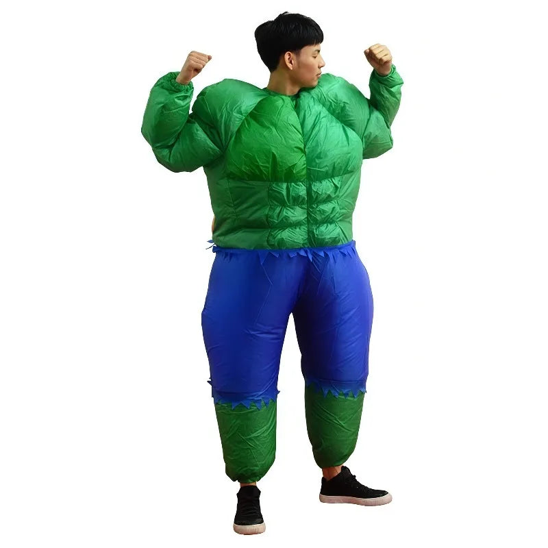 Costume Gonflable Avengers Hulk - Pantalon Bleu