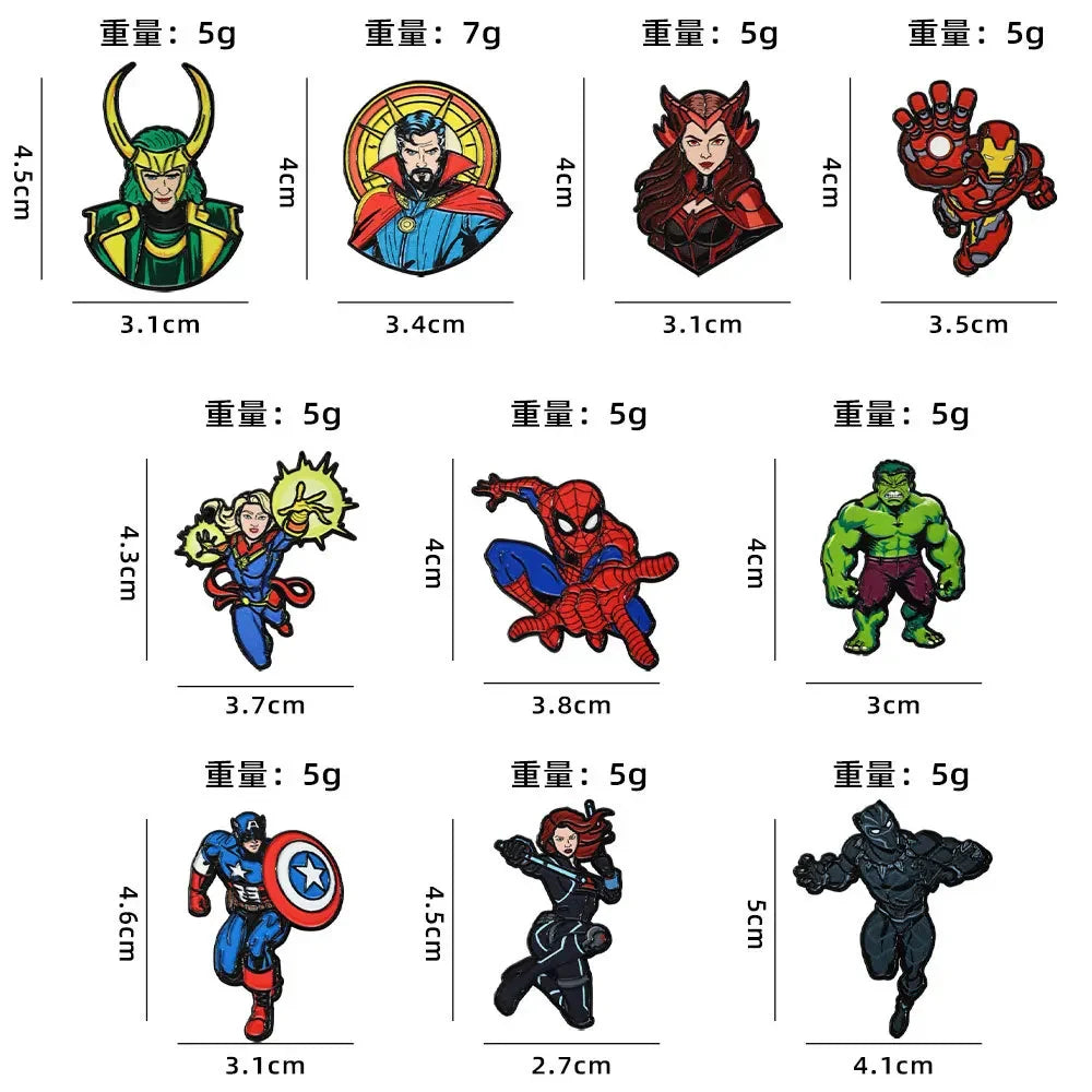 Badge Émail Avengers - Captain Marvel