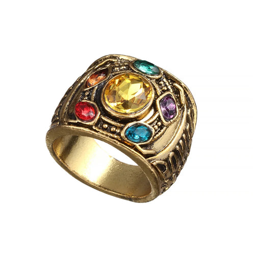 Bague Gant de l'Infini Thanos - Pierres d'Infinité Doré