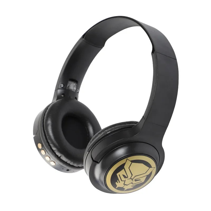 Casque Bluetooth Avengers Black Panther - Noir et Or