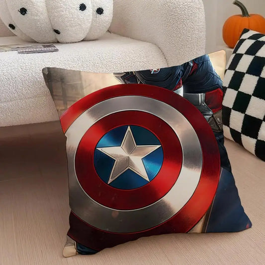 Housse de Coussin Captain America - Affiche Officielle