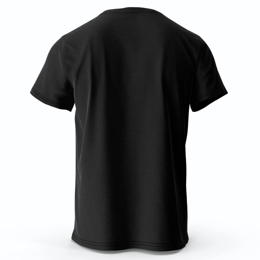 T-Shirt Thor - Logo Marteau Éclair Vintage Noir