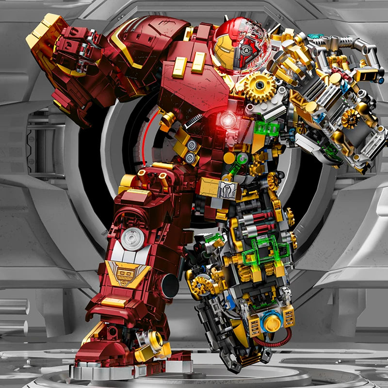 Figurine Briques Avengers Iron Man Buster - Construction 2776 Pièces