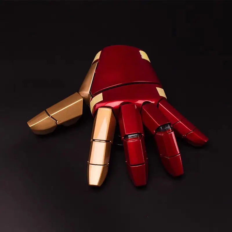 Bras Mécanique Iron Man - Avant-Bras MK42 Rouge et Or