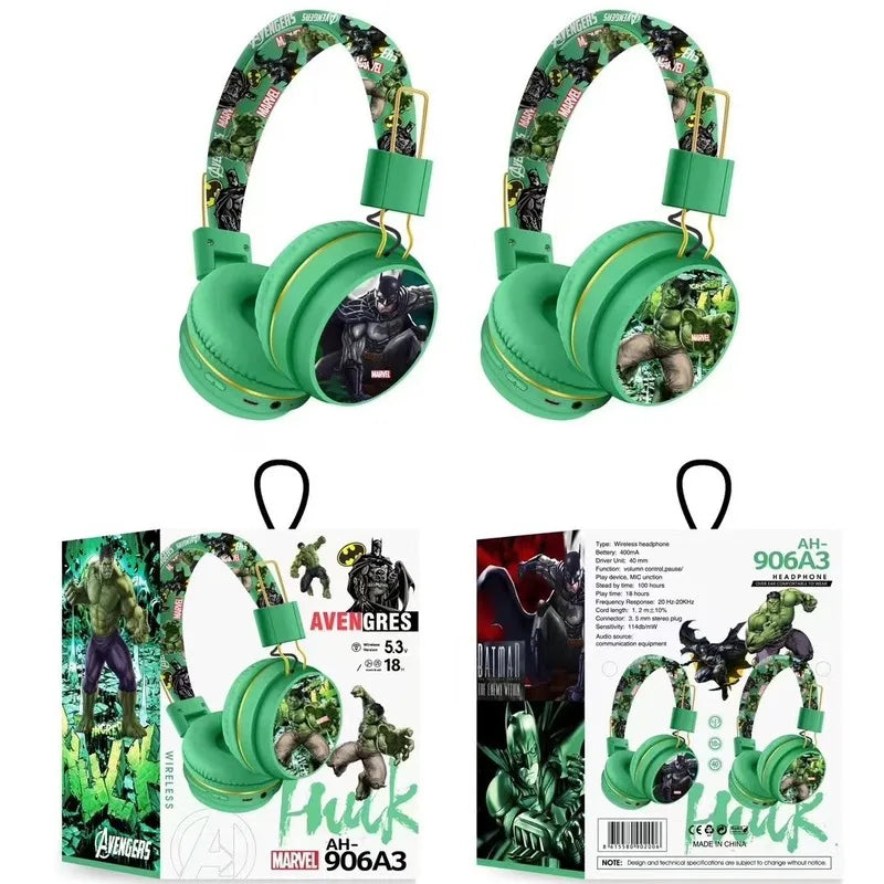 Casque Bluetooth Avengers Hulk - Vert Camouflage