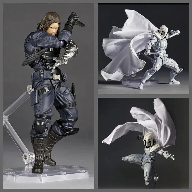 Figurine Winter Soldier - Bras Bionique Pose Combat Articulée